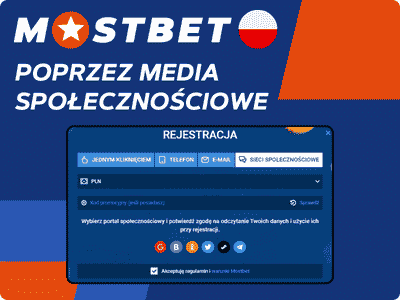 Mostbet Poprzez media społecznościowe